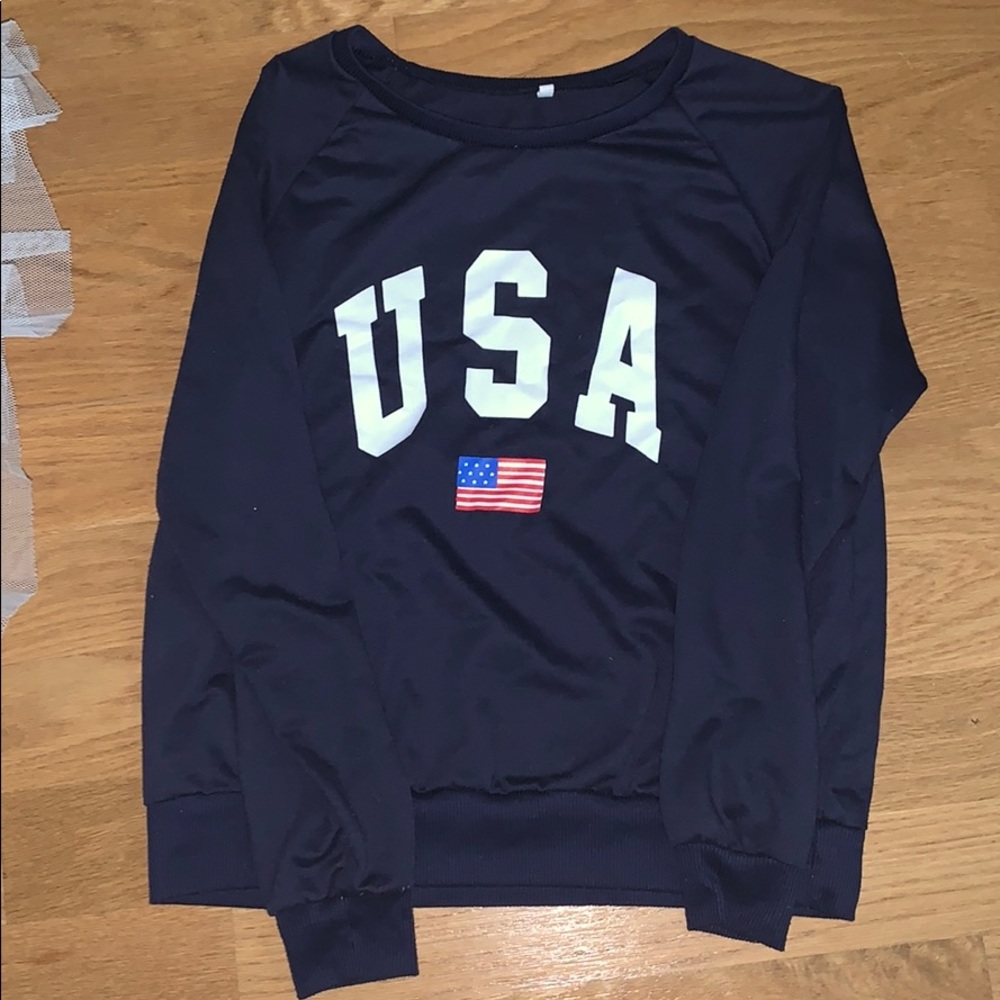 USA crew neck